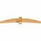 Ekena Millwork Bellingham Rough Sawn Timber Gable Bracket, Western Red Cedar, 84"W x 14"H x 6"D x 6"F, 4/12 Pitch GBW084X14X0606BEL00RWR - alternate 3